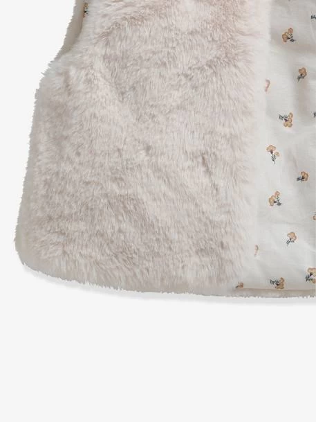 Veste Bébé CYRILLUS En Fausse Fourrure écru - Cyrillus – Image 3