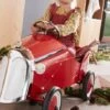 Voiture Porteur à Pédales En Métal Rouge - Vertbaudet